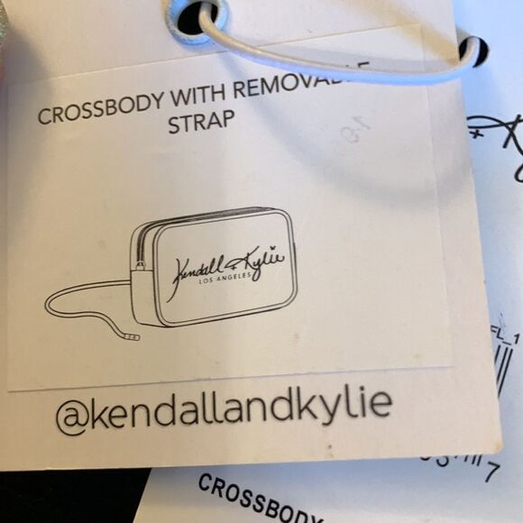 Kendall and Kylie black velvet and red shiny Crossbody and or make up bags. NWT - Picture 13 of 13